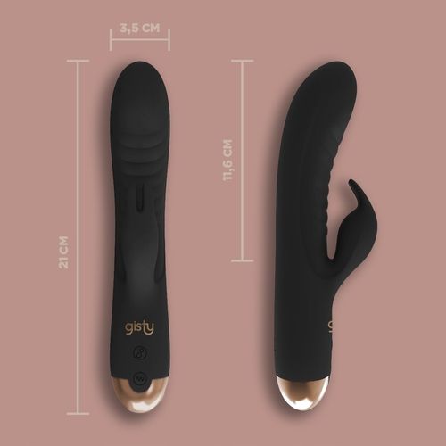 Wibrator damski GISTY z króliczkiem masażer łechtaczki punktu G dla kobiet na Arena.pl
