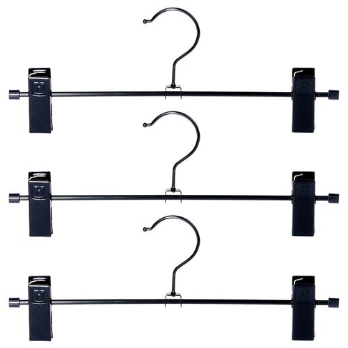 3x Wieszaki na Spodnie Spódnice Ubrania Wiszące z Klipsami Odzieżowe na Arena.pl