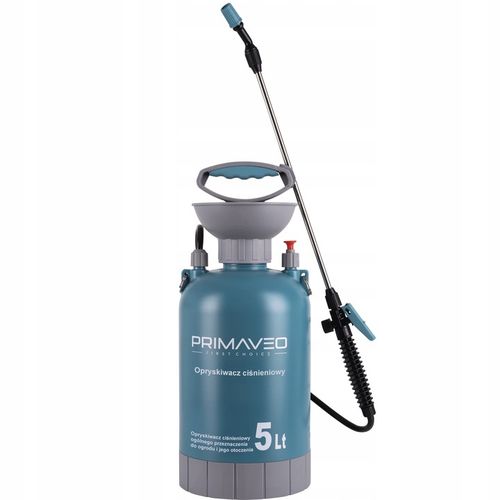 OPRYSKIWACZ CIŚNIENIOWY RĘCZNY STALOWA LANCA 100CM OGRODOWY 5L XL na Arena.pl
