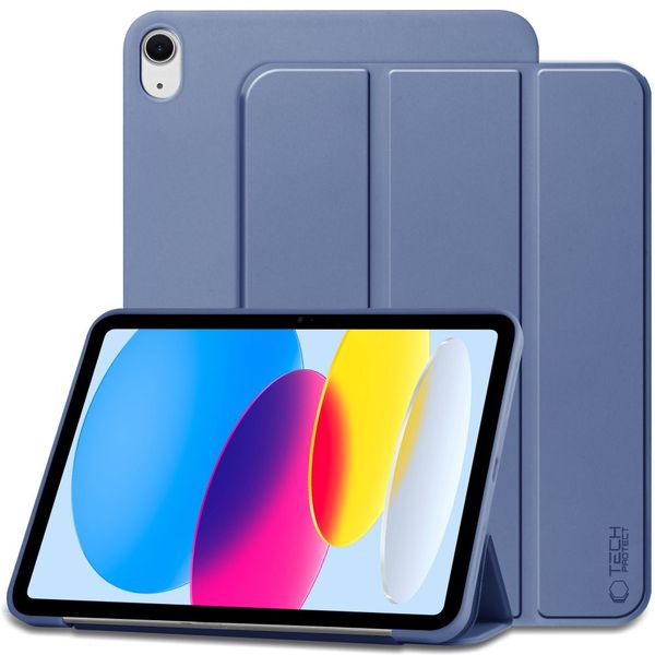 Etui Tech-Protect SmartCase DO iPada 10.9" 2022 2024 Budzi Usypia Niebieski zdjęcie 1