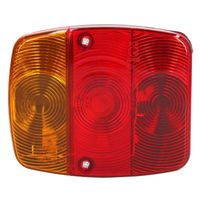 Lampa zespolona tył  4 funkcje kwadratowa Ciągnik Przyczepka W18U