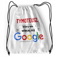 Plecak Sportowy Szkolny Tymoteusza Syna Dziecka Z Nadrukiem Ze Zdjęciem