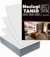 Ulotki A6 reklamowe firmowe 5000szt projekt w cenie NOCLEGI TANIO