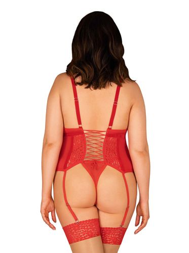 bielizna blossmina gorset i stringi 6xl/7xl na Arena.pl