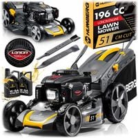 Kosiarka spalinowa z napędem 51 cm 70 l loncin 196cc + olej Humberg HM-601