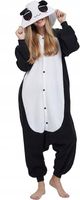 Piżama kostium przebranie PANDA S 140-155cm przyjemny w dotyku