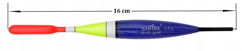 Spławik Przelotowy z BALSY SHARK Perfekt Hunter 3,5 g / 16 cm zdjęcie 2