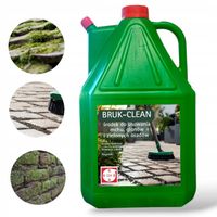 Płyn Środek do usuwania Mchu Glonów i Zielonych Osadów z Kostki Elewacji 5L