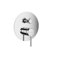 PI bateria prysznicowo-wannowa podtynkowa 3 funkcyjna, chrom