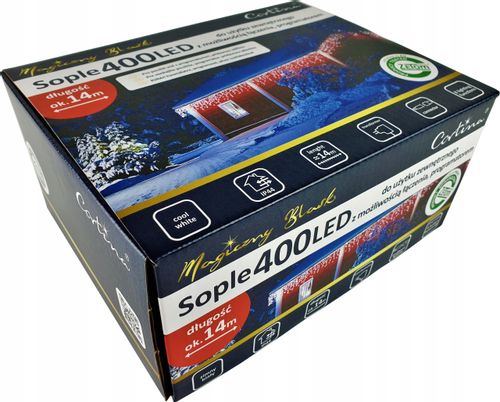 LAMPKI SOPLE 400LED WEW/ZEW 8 FUNKCJI WISZĄCE 14M na Arena.pl