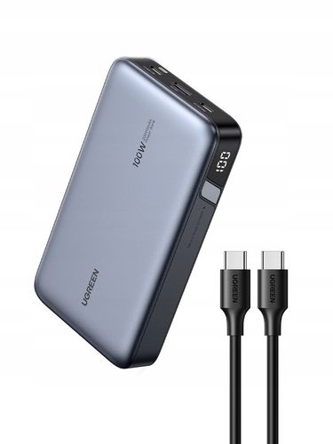 UGREEN POJEMNY POWERBANK 20000MAH DO TELEFONU POWER BANK PD 100W USB-C na Arena.pl