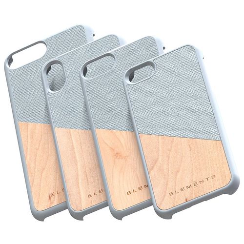 Drewniane etui iPhone 8 Plus 7 Plus 6s Plus 6 Plus (Light Grey) na Arena.pl