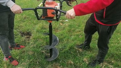 ŚWIDER SPALINOWY WIERTNICA GLEBOWA DO ZIEMI GLEBY ZESTAW + WIERTŁA + OLEJ na Arena.pl