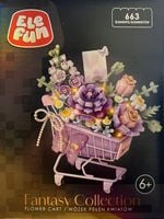 Klocki EleFun Fantasy Collection Wózek Pełen Kwiatów 663 elementów