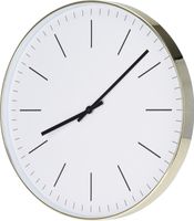 Zegar Slimer okrągły biały