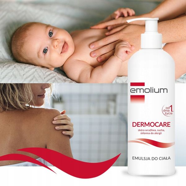 EMOLIUM DERMOCARE emulsja do ciała 400 ml zdjęcie 8