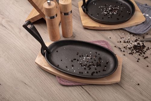 talerz półmisek patelnia żeliwna z deską banquet grada na Arena.pl