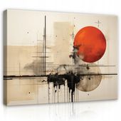 OBRAZ NA PŁÓTNIE ŚCIANĘ ABSTRAKCJA DO SYPIALNI SALONU NOWOCZESNY 120x80