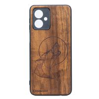 Drewniane Etui Bewood do Motorola G54 5G WILK IMBUIA