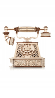 Puzzle 3D, telefon retro, EWA, drewno, 232 elementy