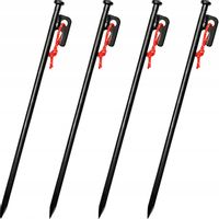 KOŁKI DO NAMIOTÓW ZEWNĘTRZNE STALOWE AKCESORIA KEMPINGOWE