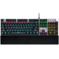 CANYON Klawiatura gamingowa Nightfall GK-7 RGB Przewodowa Szara