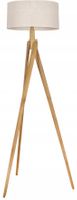 LAMPA PODŁOGOWA TRÓJNÓG, DREWNO, różne RODZAJE