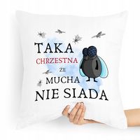 Poduszka Poszewka Dla Chrzestnego Na Prezent Z Nadrukiem Ze Zdjęciem