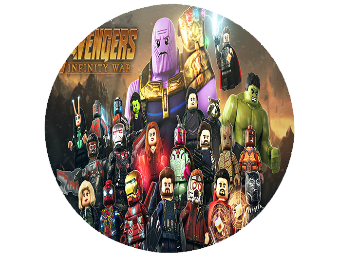 Opłatek na tort Lego Avengers zdjęcie 1