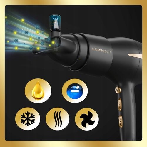 LUMINEO suszarka PRO do włosów 2400W 5w1 jonizacja dyfuzor olejków 3x serum na Arena.pl