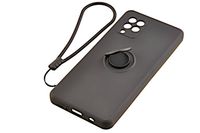 Etui Pastel Ring do Samsung Galaxy A42 5G czarny