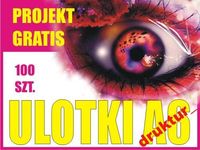 ULOTKA A6 100 sztuk + PROJEKT ulotki druk TUREK