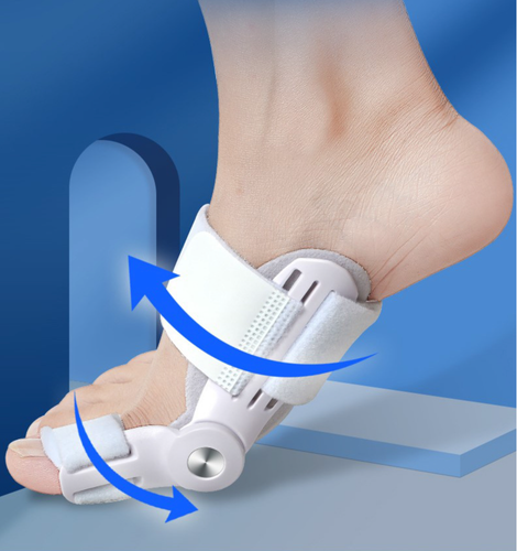 Uniwersalny aparat na haluksy regulowany separator korekcyjny biała orteza na Arena.pl