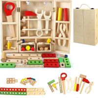 LT293 LANDTOYS DREWNIANE NARZĘDZIA SKRZYNKA