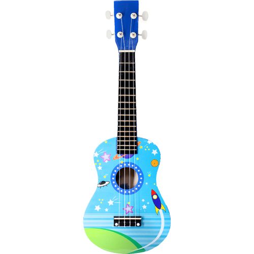 Ukulele sopranowe Rakiety Pokrowiec Struny Kostki Stroik Akordy ZESTAW na Arena.pl