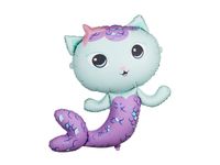 Balon foliowy Syrenkotka Koci Domek Gabi, 80 x 82 cm