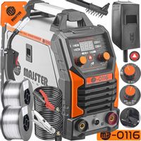 Spawarka INWERTEROWA MIG FLUX MMA TIG migomat 210A SYNERGIA 210 + 2X DRUT