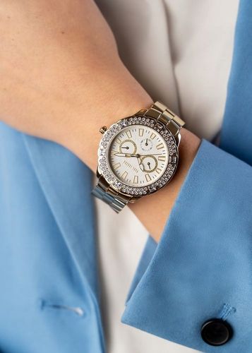 Zegarek damski Paul Lorens NAOMI ZŁOTY elegancki CYRKONIE data box +GRAWER na Arena.pl