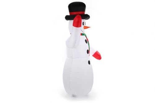 Bałwan świecący dmuchany 2,4 m, pompowany na Arena.pl