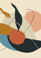 Plakat 70x100cm Kształt Organiczny