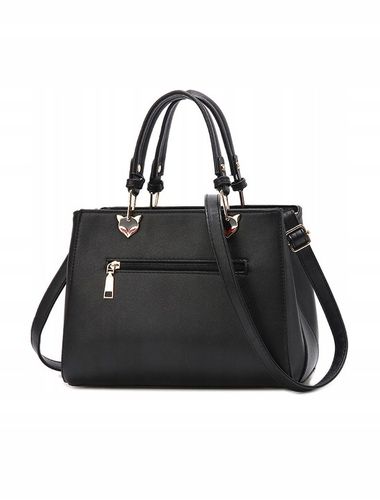 TOREBKA DAMSKA KUFEREK CZARNY BEŻ DO RĘKI NA RAMIĘ LISTONOSZKA WĄŻ na Arena.pl