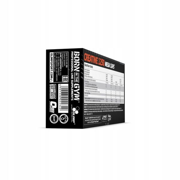 OLIMP CREATINE MEGA CAPS 2x120kaps KREATYNA MONOHYDRAT MONO zdjęcie 12