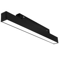 Lampa liniowa do szyn magnetycznych 3-fazowych 470 Domeno LED 12W 4000K czarna