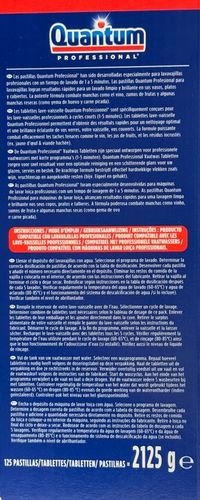 TABLETKI DO ZMYWARKI FINISH QUANTUM PROFESSIONAL 125 SZT na Arena.pl