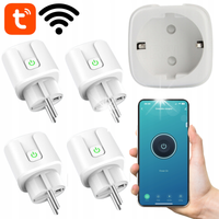 INTELIGENTNE GNIAZDA ZDALNIE STEROWANE WATOMIERZE 4 SZTUKI TUYA SMART HOME