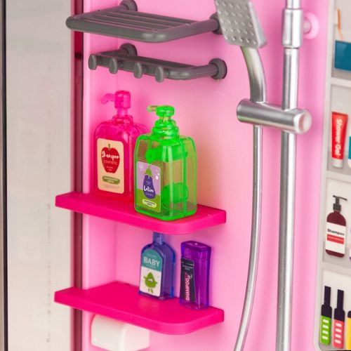 ŁAZIENKA Z AKCESORIAMI PRYSZNIC WC PRALKA ZESTAW ŁAZIENKOWY DLA DZIECI na Arena.pl