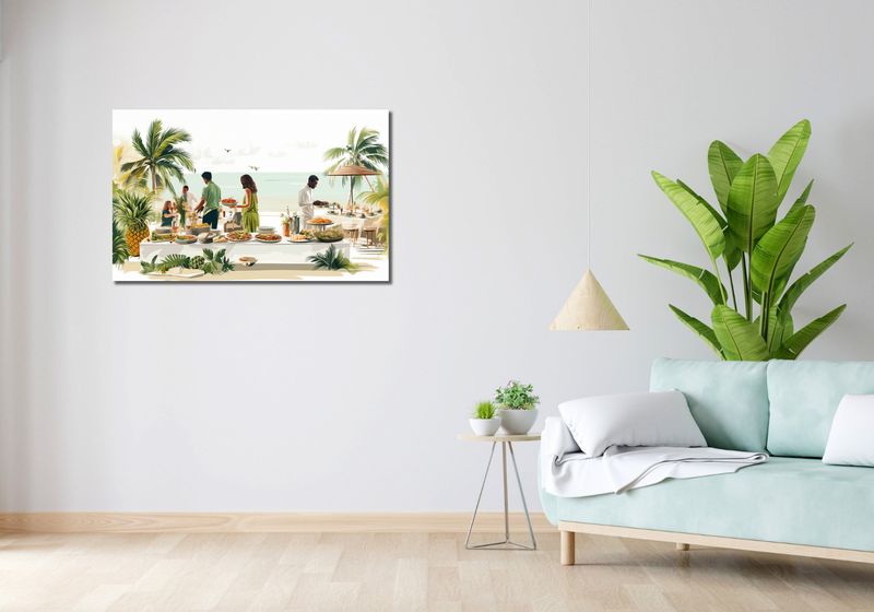 Obraz 100x60cm Tropikalna Woń Wakacji zdjęcie 2