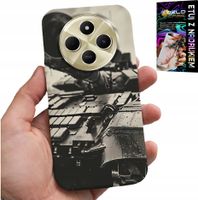ETUI DO XIAOMI REDMI 14C 4G - CZOŁG POJAZDY WOJSKOWE MILITARIA + SZKŁO