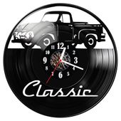 Zegar ścienny z płyty winylowej Classic 1826.14