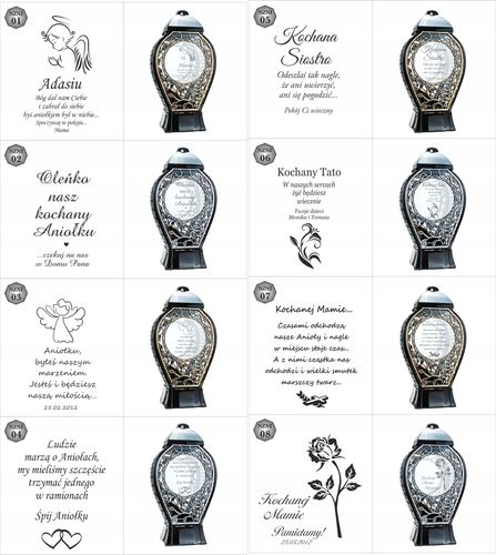 DUŻY Znicz personalizowany z datą napisem tekstem imieniem unikalny na Arena.pl